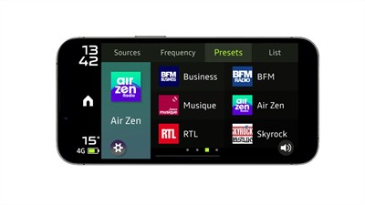 Multiple multimedia sources - Dacia Media Control