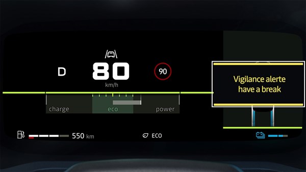 Dacia Bigster - Driver alertness warning
