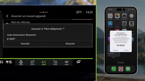 Dacia Bigster - Smartphone pairing and phone function