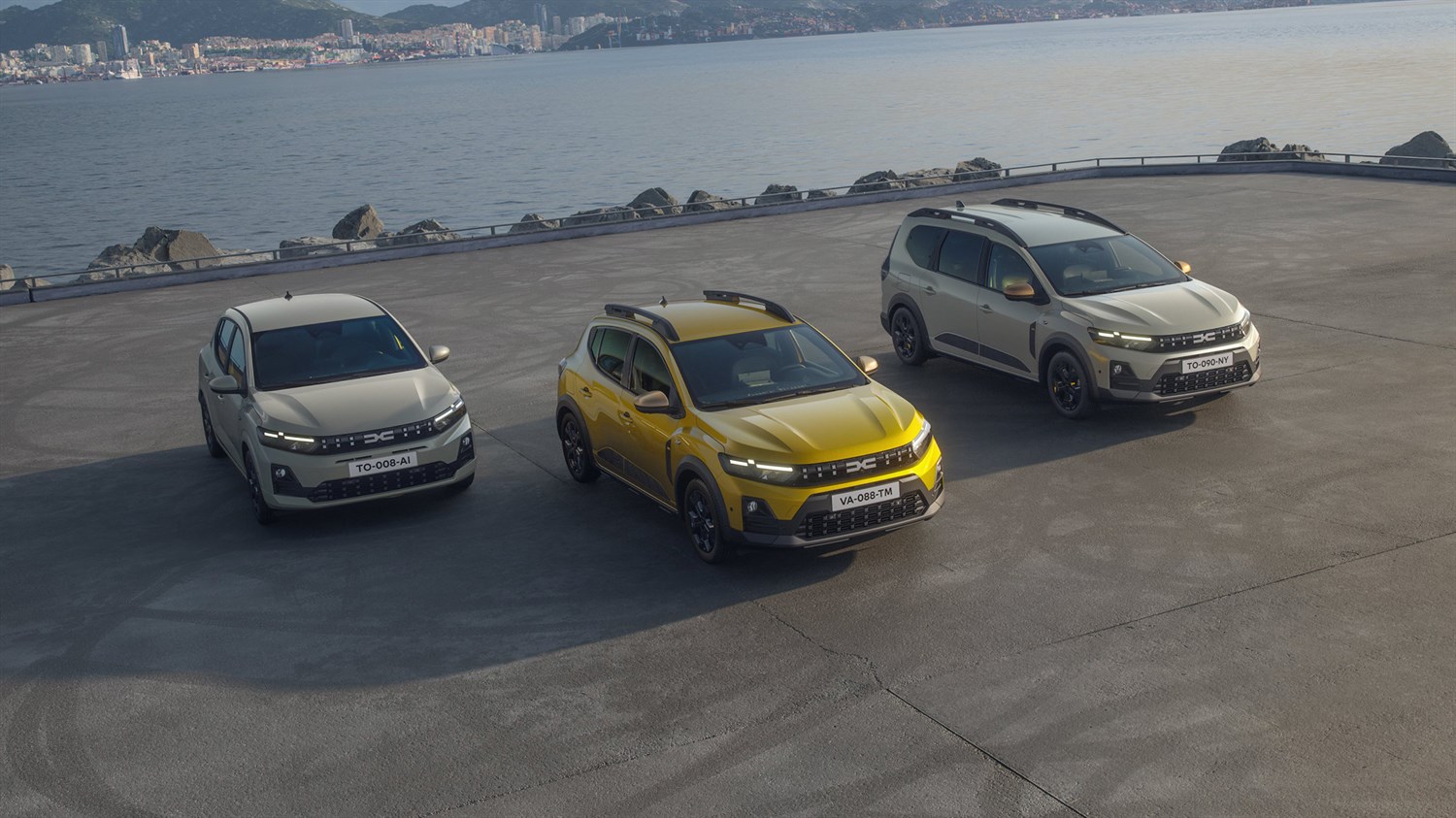 new Dacia models - Sandero, Sandero Stepway and Jogger