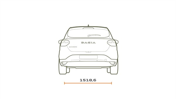 Dimensions - Dacia Sandero