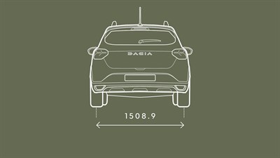 Sandero Stepway rear dimensions
